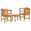vidaXL Conjunto de Lounge Rosa do Jardim 3 unid.
