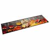 vidaXL Tapete de cozinha lav&aacute;vel 60x300 cm veludo padr&atilde;o autumn