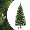 vidaXL &Aacute;rvore de Natal Artificial Verde 120 cm PE e PVC