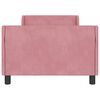 vidaXL Estrutura de Cama Infantil com Cabeceira Rosa 90 x 190 cm