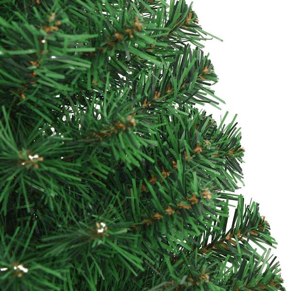 vidaXL Árvore de Natal artificial com ramos grossos 150 cm PVC verde