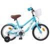 vidaXL Bicicleta Infantil 14 Polegadas para 3 a 5 anos Azul-Claro