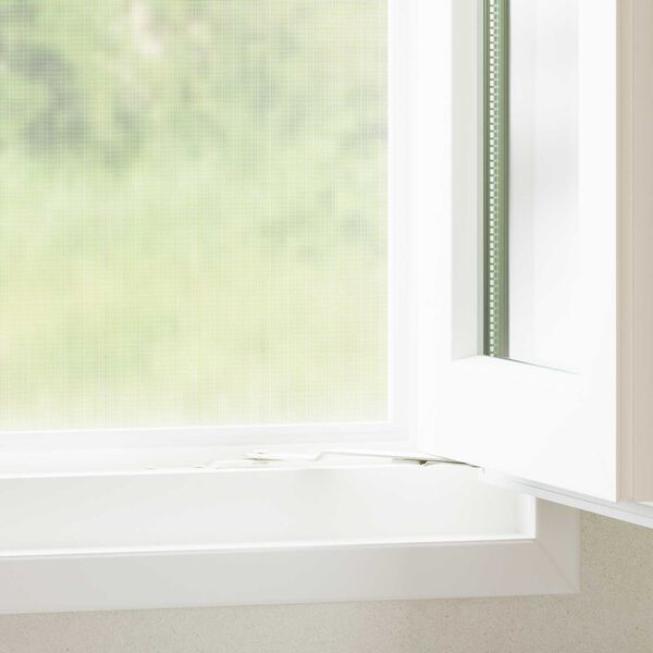 vidaXL Rede mosquiteira Branco 100 x 2000 cm Fibra de vidro