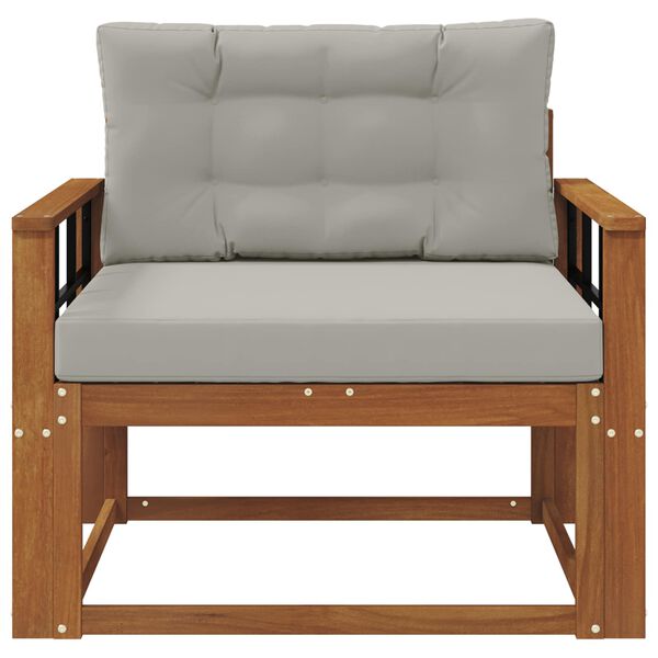 vidaXL Sof&aacute; M&eacute;dio Externo Madeira S&oacute;lida de Ac&aacute;cia Natural