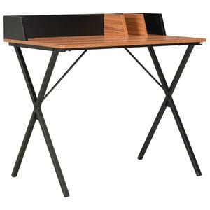 vidaXL Secret&aacute;ria 80x50x84 cm preto e castanho