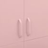 vidaXL Roupeiro 90x50x180 cm a&ccedil;o rosa