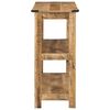 vidaXL Mesa consola 100x35x75 cm madeira de mangueira maciça