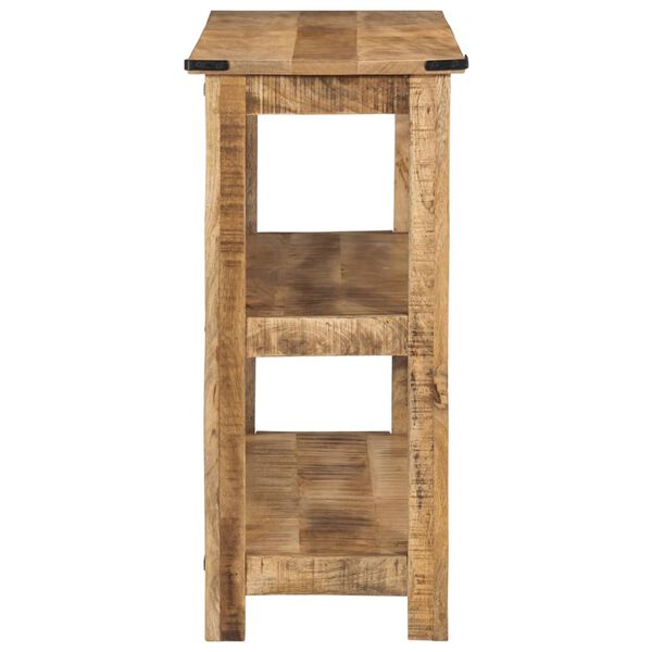 vidaXL Mesa consola 100x35x75 cm madeira de mangueira maciça
