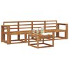 vidaXL Conjunto de Sof&aacute;s para Exterior 5 pcs Natural