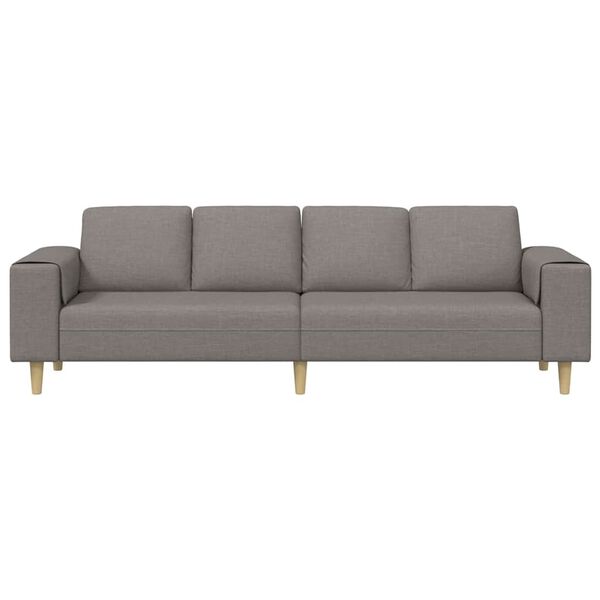 vidaXL Sof&aacute; de Sala de Estar Cinzento-acastanhado 250 x 77 x 76 cm