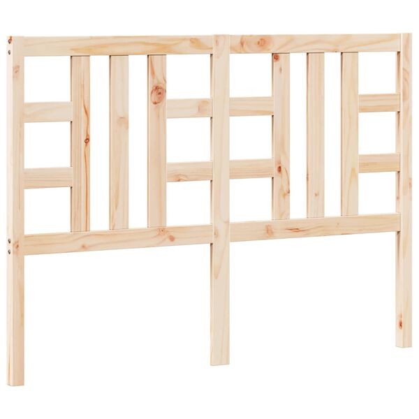 vidaXL Cabeceira de cama 141x4x100 cm pinho maci&ccedil;o