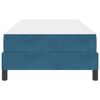 vidaXL Cama Box com colch&atilde;o Azul Escuro 90 x 200 cm tecido