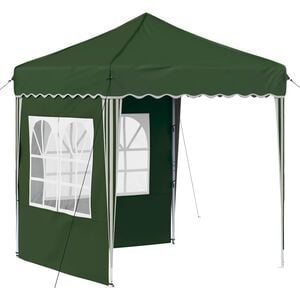 vidaXL Tenda de Festa Pop-up 195 x 195 x 245 cm Verde Tecido Oxford