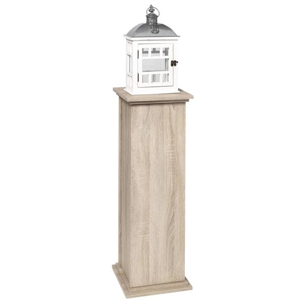 FMD Mesa de apoio com porta 88,5 cm cor de carvalho