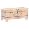 vidaXL Ba&uacute; 90x40x40 cm madeira de ac&aacute;cia maci&ccedil;a