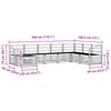 vidaXL Conjuntos de sof&aacute;s 8 pcs Natural Madeira S&oacute;lida de Ac&aacute;cia