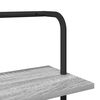 vidaXL Estante Cinza Sonoma 60 x 24 x 203 cm Madeira processada