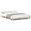 vidaXL Estrutura da Cama Castanho 160 x 210 cm