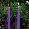 Bolsius Velas de mesa Shine 16 pcs 27 cm violeta vibrante