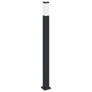 vidaXL Lumin&aacute;ria de poste 110 cm Preta IP44