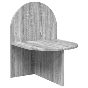 vidaXL Mesa-de-cabeceira Sonoma Cinzento 48 x 49 x 65 cm
