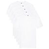 Fruit of the Loom T-shirts originais 5 pcs algodão 5XL branco