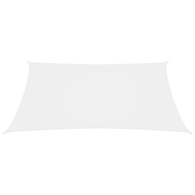vidaXL Guarda-Sol tecido Oxford retangular 4x5 m branco