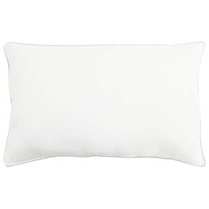 vidaXL Almofada Branco 40 x 60 cm Fibra de bambu