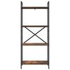 vidaXL Estante Carvalho Defumado 56 x 34 x 133,5 cm Madeira processada