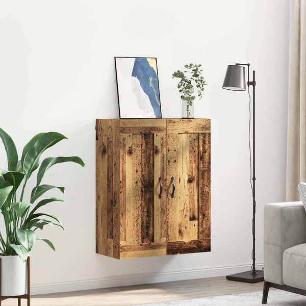 vidaXL Arm&aacute;rio de parede Madeira Antiga 69,5 x 34 x 90 cm