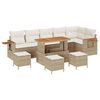 vidaXL Conjunto de Sof&aacute; de Jardim 12 unid. 8-N&uacute;mero de lugares