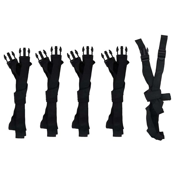 vidaXL Cobertura para barcos 410x110x40 cm cinzento