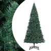 vidaXL Árvore de Natal artificial com suporte 500 cm PVC verde