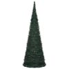 vidaXL Árvore Natal pop-up artificial pré-iluminada 180 cm verde