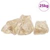 vidaXL Pedras de Jardim Ouro 12 cm Vidro