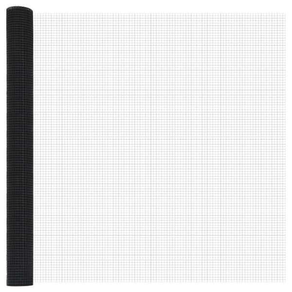 vidaXL Cerca de Arame Soldado Cinzeto 1.6 x 25 m