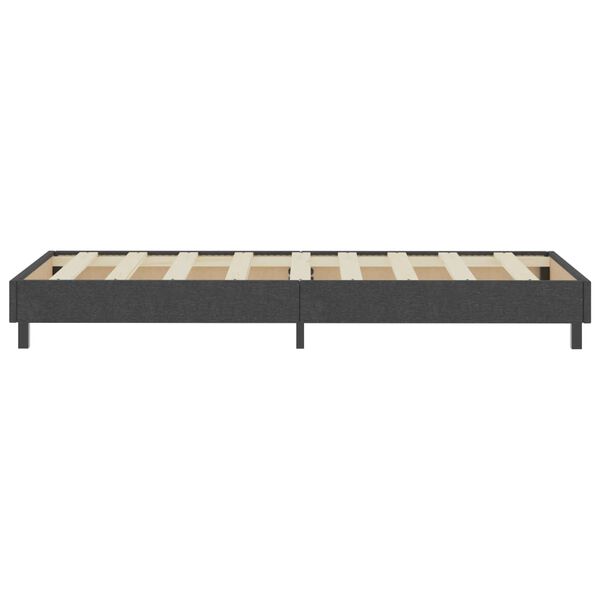 vidaXL Cama boxspring 80x200 cm tecido cinzento
