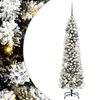 vidaXL &Aacute;rvore de Natal Artificial Branco 150 cm PVC, Metal e Pl&aacute;stico