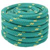 vidaXL Corda de Barco 4 mm 5 m Verde