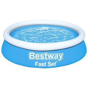 Bestway Fast Set Piscina insuflável redonda 183x51 cm azul