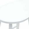 vidaXL Cadeiras de Jantar 2 pcs Branco 46 x 37 x 63 cm