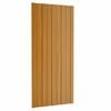 vidaXL Painel de telhado 36 unid. Natural 100 x 45 cm A&ccedil;o galvanizado