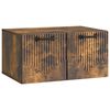 vidaXL Gabinete de TV de Parede Carvalho Fumado 59,5 x 41 x 30 cm