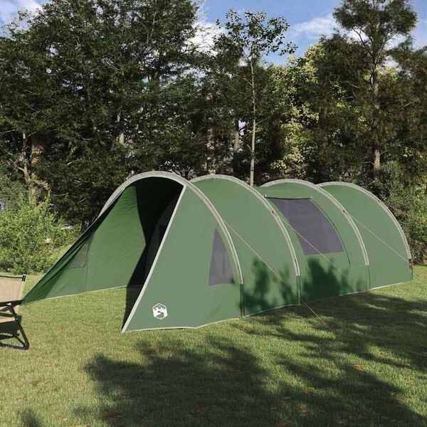 vidaXL Tenda túnel com telhado Verde e Branco 778 x 356 x 210 cm