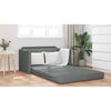 vidaXL Sofá-Cama Cinza Escuro 124 x 71 x 78 cm Veludo