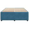 vidaXL Estrutura de cama 160x200 cm veludo azul