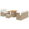 vidaXL Conjunto de Sof&aacute; de Jardim 8 unid. 7-N&uacute;mero de lugares