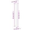 vidaXL Puxadores para m&oacute;veis 10 pcs 320 mm a&ccedil;o inoxid&aacute;vel bronze