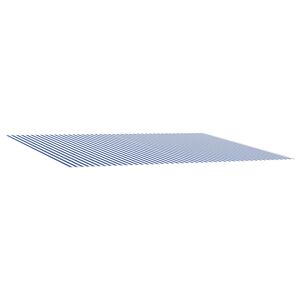 vidaXL Tecido de substitui&ccedil;&atilde;o para toldo Azul e Branco 600 &times; 350 cm