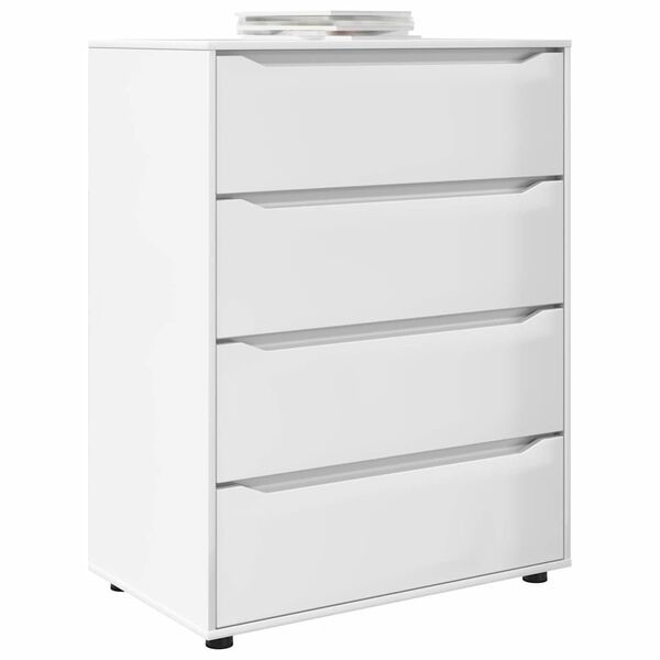 vidaXL Gabinetes de Armazenamento 2 pcs Branco Brilhante